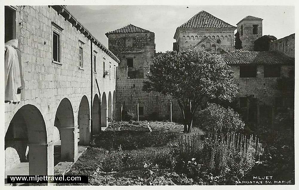 Historical Photos of Benedictine Monastery on Sveta Marija Islet, Mljet